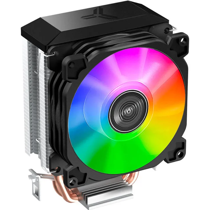 Jonsbo CR-1200E CPU-Kühler, RGB - 92mm, Schwarz-Silber
