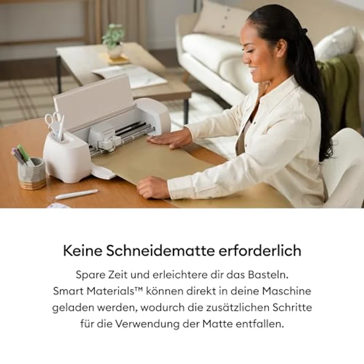 Cricut Smart Vinyl, permanentes Bastelpapier, mattiert, weiß, 33 cm x 3.7 m, spülmaschinengeeignet, wetterbeständig – Bild 4