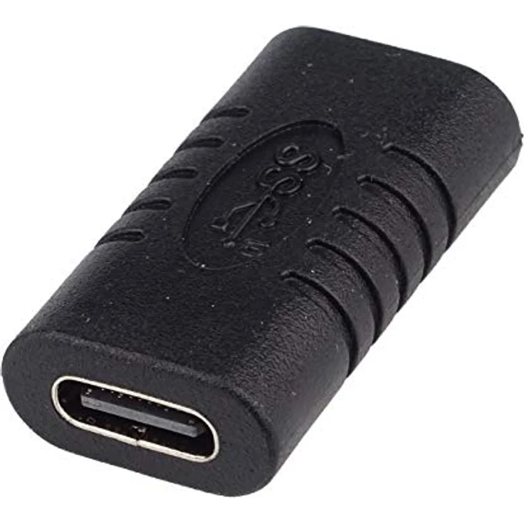 PremiumCord Kupplung USB-C 3.1, Super-Speed 5Gbps, USB 3.1 Typ C Buchse auf Buchse, Farbe schwarz kur31-09 – Bild 2