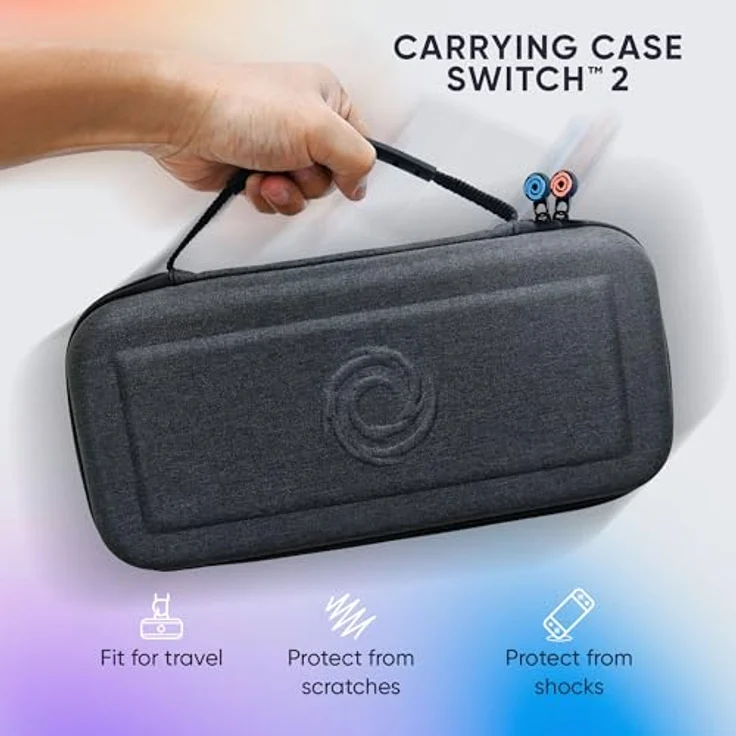 Oniverse 8-in-1 Starter Kit für Nintendo Switch 2, Zubehörset mit Tasche, Schutzglas und Audio-Splitter – Bild 3
