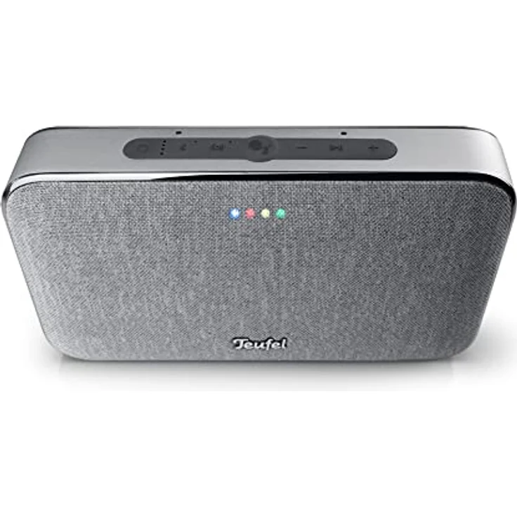 Teufel Motiv® GO Voice Stylischer Portabler Wi-Fi-Bluetooth-Stereo-Speaker Lautsprecher Silber – Bild 3