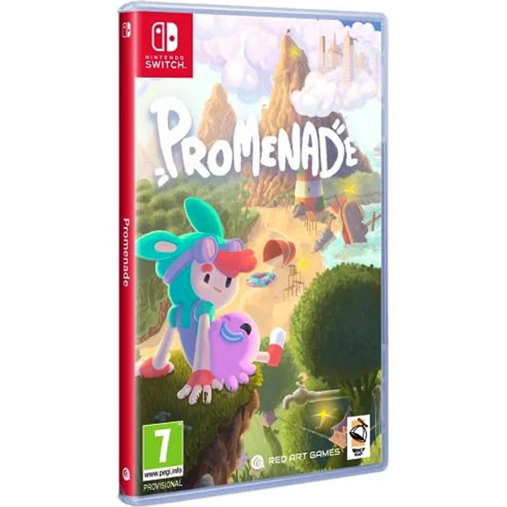 Red Art Games Promenade Switch (SP), 2D Abenteuerspiel mit interaktivem Poulp und Power-Ups für Nintendo Switch – Bild 2