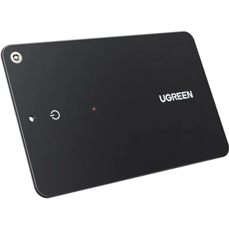 UGREEN FineTrack Slim, Bluetooth Tracker kompatibel mit Apple Find My, IP68 wasserdicht, wiederaufladbarer Geldbörsenfinder, ultra-dünn für Wallet und Gepäck – Bild 1