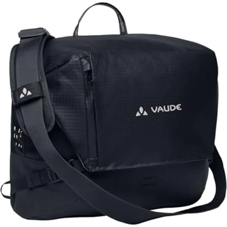 Vaude CityMessenger Aktentasche, Laptop-Tasche für 37 cm Geräte, 100% Polyethylen, schwarz – Bild 1