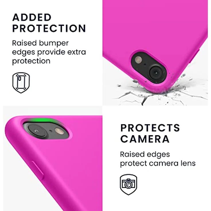 kwmobile Handyhülle, Hülle für Apple iPhone 7 - 8 - SE (2020) - TPU Silikon Handy Schutzhülle Cover Case – Bild 3