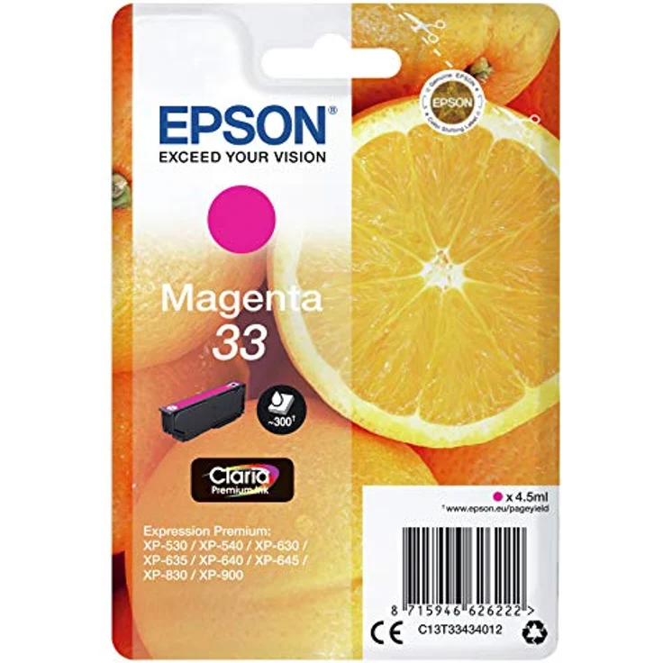 Epson C13T33434022 Magenta Original Tintenpatronen Pack of 1 – Bild 8