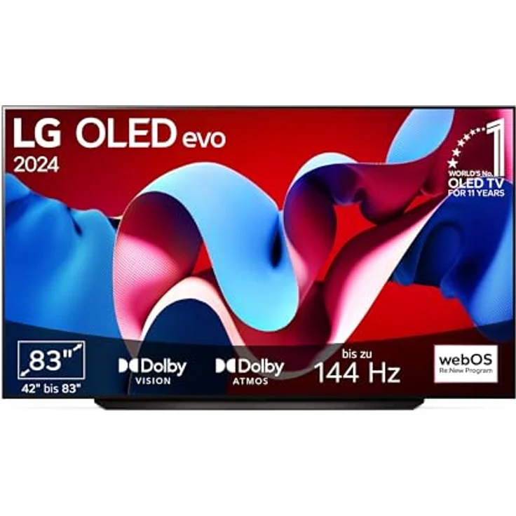 LG OLED83C47LA TV 83" (210 cm) OLED evo Fernseher mit α9 Gen7 4K AI-Prozessor und Dolby Vision – Bild 1