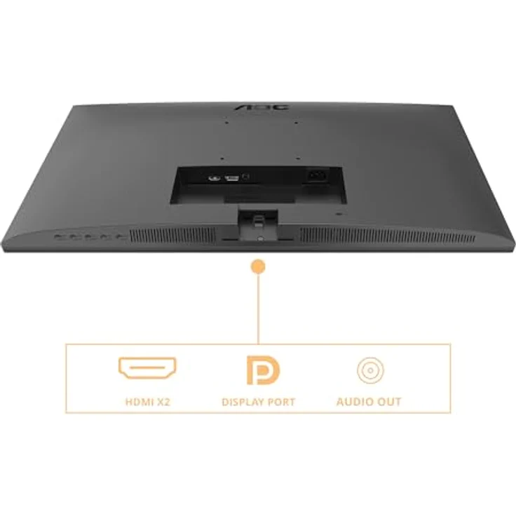 AOC U27B3M 27 Zoll UHD Monitor, Lautsprecher, HDR10 (3840x2160, 4K, 60 Hz, 2X HDMI, DisplayPort) schwarz – Bild 4