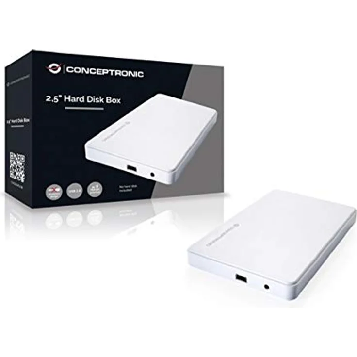 Conceptronic CHD2MUW Festplattengehäuse 2.5'' USB2.0 SATA I-III weiß – Bild 3