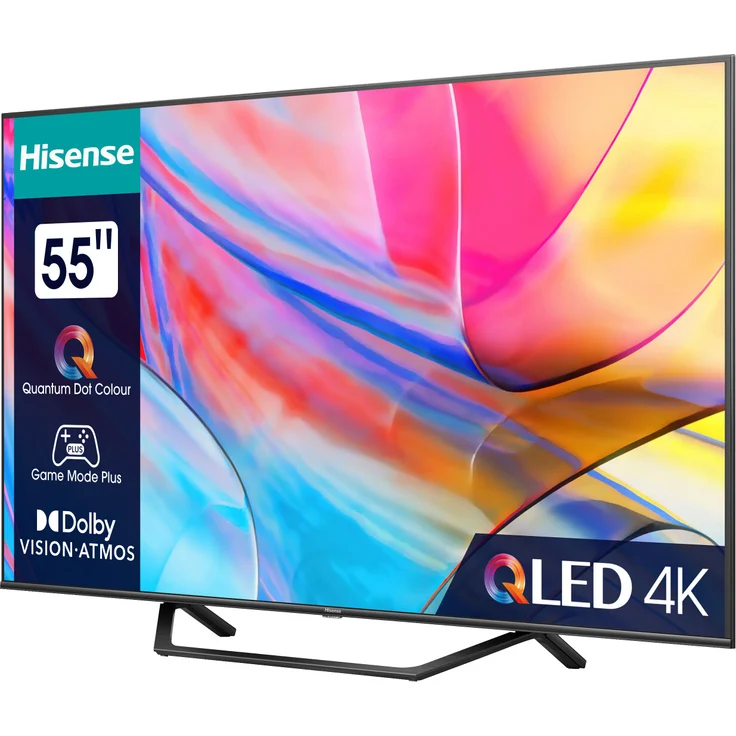 Hisense 55A7KQ (55", LCD, UHD, 2023), TV, Schwarz – Bild 1
