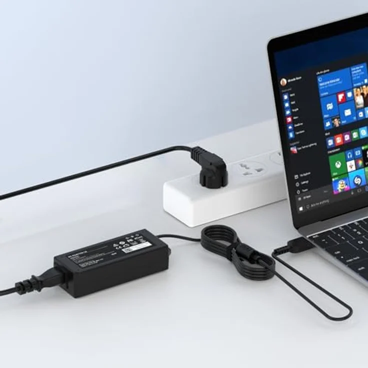 VUOHOEG 45W Laptop Ladekabel Netzteil, Kompatibel mit Lenovo ThinkPad und IdeaPad, sicher & zuverlässig, 100~240V, ADLX45NCC3A – Bild 2