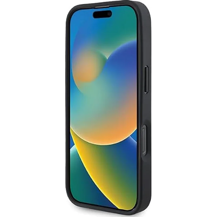 CG MOBILE Mercedes MEHMP16X23RBGVV Hülle für iPhone 16 Pro Max 6.9", Marine MB Wood Imitation Leather, Hardcase aus Holzimitatleder – Bild 5