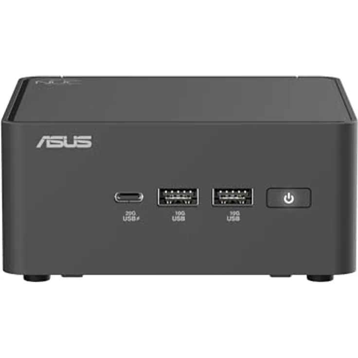 ASUS NUC 15 Pro Tall Kit RNUC15CRHC700000, Mini-PC mit Core Ultra 7 240H, 2.5 GHz, ohne RAM, WLAN 6/7, Bluetooth 5.4, Schwarz