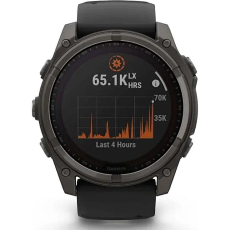 Garmin Fenix 8 Smartwatch, AMOLED-Display, Titan-Lünette, 24/7 Gesundheitsüberwachung – Bild 2