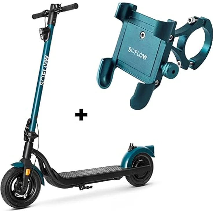 SoFlow SO2 Air 3. Gen Faltbarer 10" E-Scooter schwarz, Deutscher Straßenzulassung, hohe Belastbarkeit 150kg, Reichweite 40km, 20 km/h – Bild 1