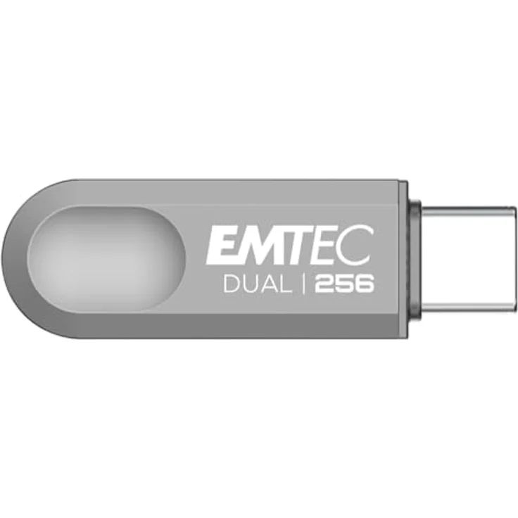 Emtec USB3.2 Typ-C Dual D280, 256 GB USB-Stick mit drehbarem Design für Laptops, Tablets und Smartphones – Bild 2