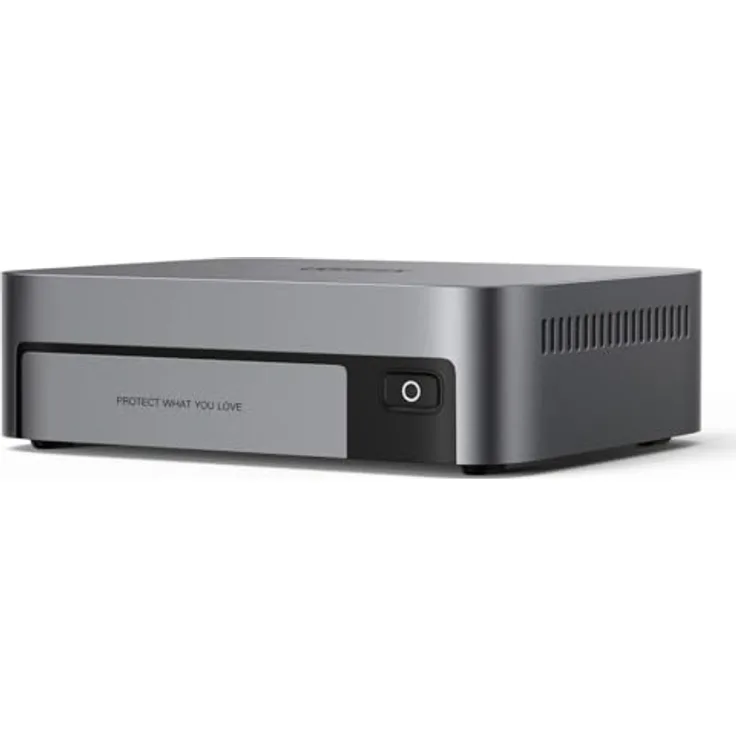 Ugreen NASync DXP480T Plus, NAS Netzwerkspeicher für Backups und Medienstreaming, grau