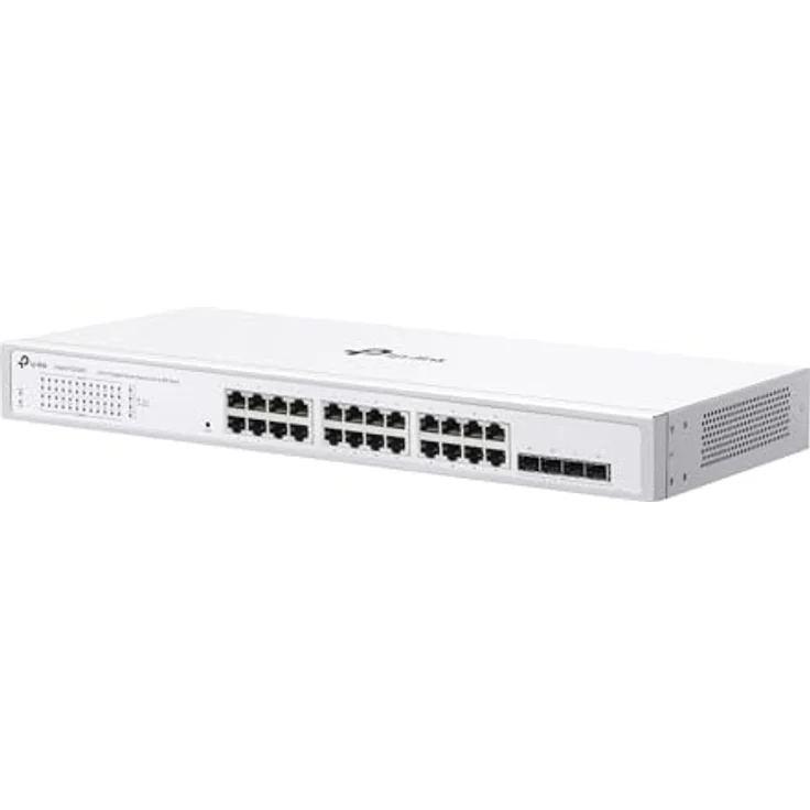 TP-Link Festa FS328G 24-Port Gigabit Switch mit 4 SFP-Steckplätzen, Kostenlose Cloud-Verwaltung, Static Routing, VLAN, ACL, IGMP Snooping, Lüfterloses Design, elegantes Metallgehäuse – Bild 3