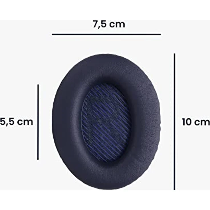 kwmobile Kopfhörer (2x Ohrpolster für Bose Quietcomfort 35 - QC35 wireless II - Kunstleder Ersatz Ohr Polster für Overear Headphones) - Preisvergleich – Bild 4