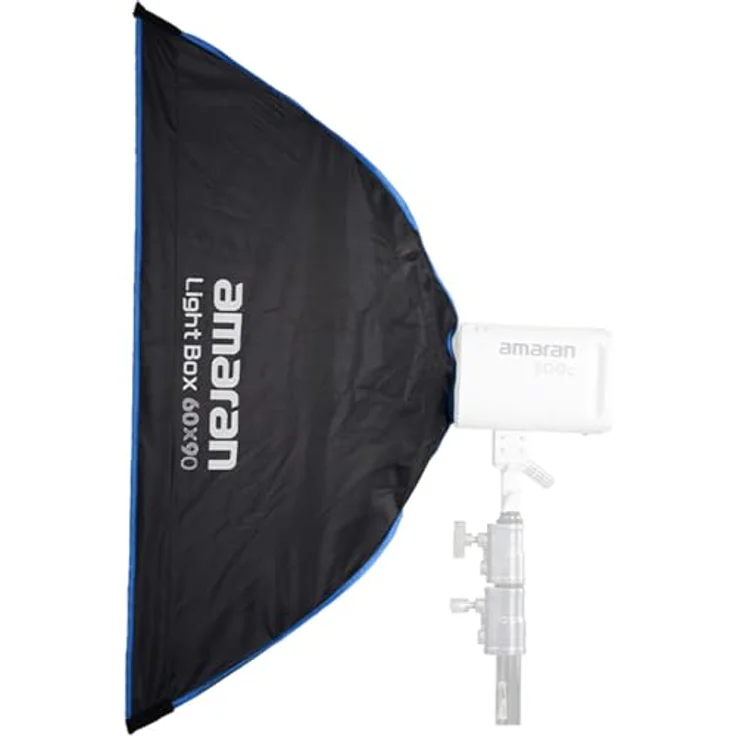 Amaran Rechteckige Lichtbox, 24 x 36 cm, 2 x 3 Fuß Ein-Snap-Setup, Bowens-Mount, für Portrait- und Produktfotografie, schwarz – Bild 2