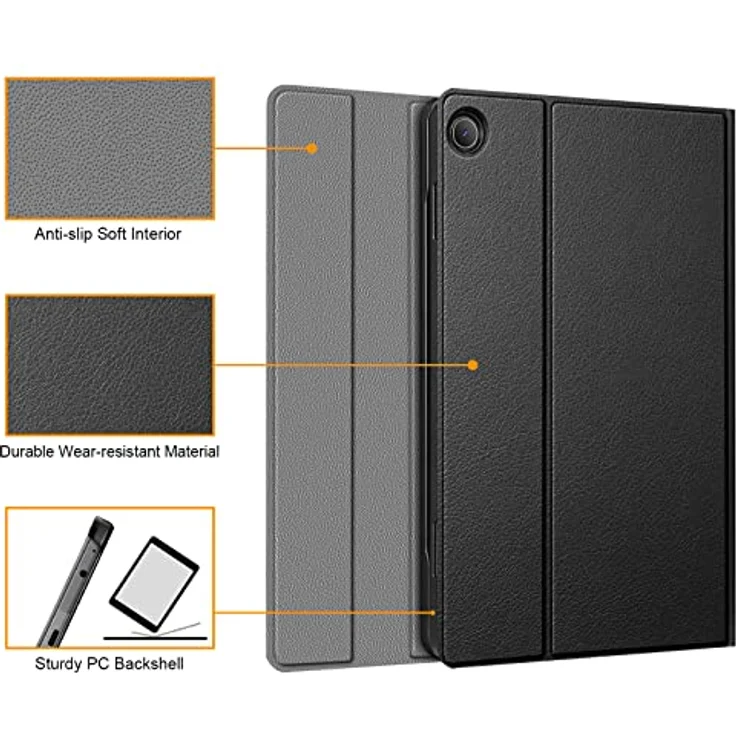 Fintie Tastatur Hülle für Lenovo Tab M10 (3rd Gen) 10,1 Zoll 2022 TB328, Slim Schutzhülle mit abnehmbarer Deutscher QWERTZ Bluetooth Tastatur, Schwarz – Bild 7