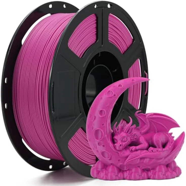 FLASHFORGE High Speed PLA+ 3D-Druckerfilament Magenta, Verbesserter Schmelzfluss, elegantes mattes Finish, satte Farben – Bild 1