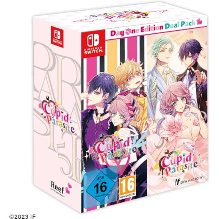Reef Entertainment Cupid Parasite/ Cupid Parasite: Sweet and Spicy Darling – Day One Edition Dual Pack (Nintendo Switch) - Sweet and Spicy Romance Adventure Game for Nintendo Switch