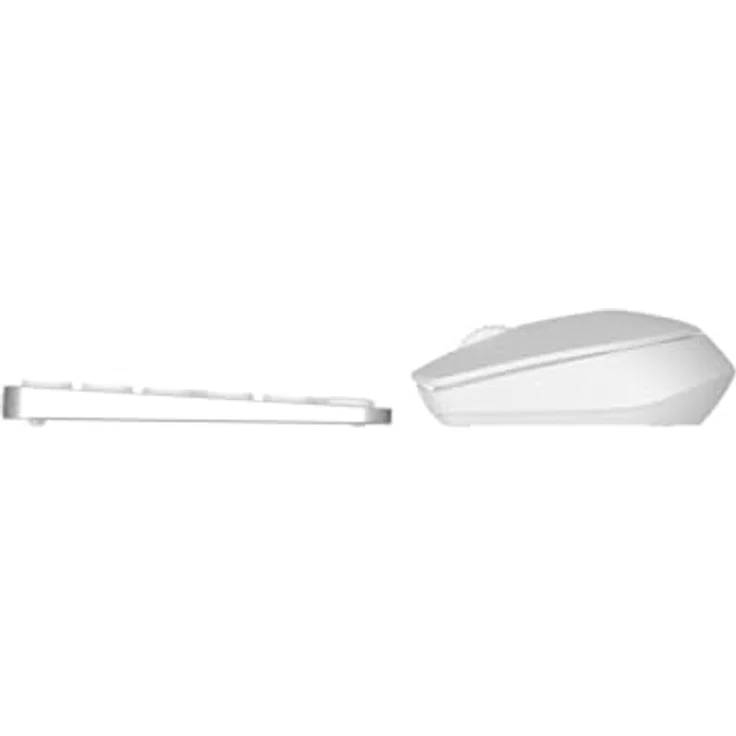 RAPOO 9710M, kabellose ergonomische Tastatur mit Multimodus-Technologie, QWERTZ-Layout, inklusive Maus – Bild 5