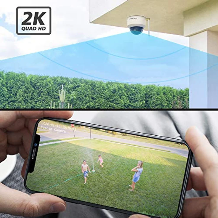 Foscam D4Z fscd4z WLAN IP Überwachungskamera 2304 x 1536 Pixel – Bild 7