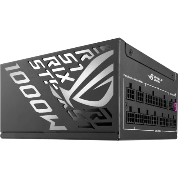 Asus ROG Strix 1000P Gaming-Netzteil, 80 PLUS Platinum, GaN-MOSFET-Technologie, ATX 3.1, PCIe 5.1 – Bild 7