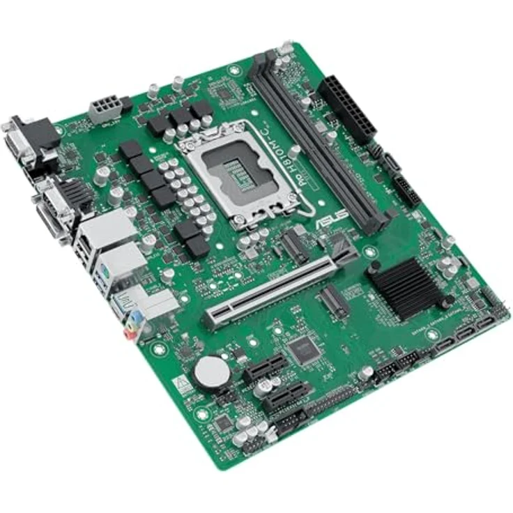 ASUS PRO H810M-C-CSM, Mainboard mit DDR5, 2x M.2, DP, HDMI, DVI, VGA, Intel H810, ATX – Bild 5