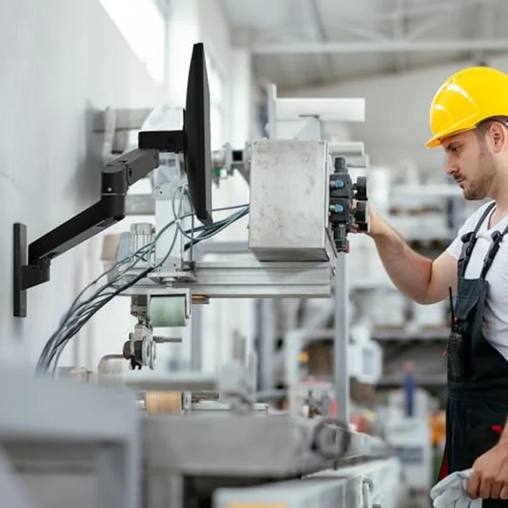 Ergotron LX Pro Monitor Arm, Wandhalterung für Monitore bis 34", Constant Force Technologie, 10 Jahre Garantie, Schwarz – Bild 3
