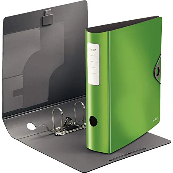 LEITZ Aktenordner 180° Active Solid 1047, Ordner breit, aufgeklebtes Rückenschild, DIN A4, wasser- und schmutzabweisend, Polyfoam, blau – Bild 3