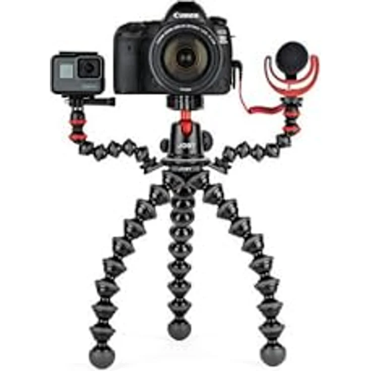 JOBY JB01532-BWW GorillaPod Flexible Arme und Halterungen Zubehör-Kit (geeignet für Smartphones, iPhone, Action Kameras, Blitzlicht, LEDs, Mikrofon) – Bild 5