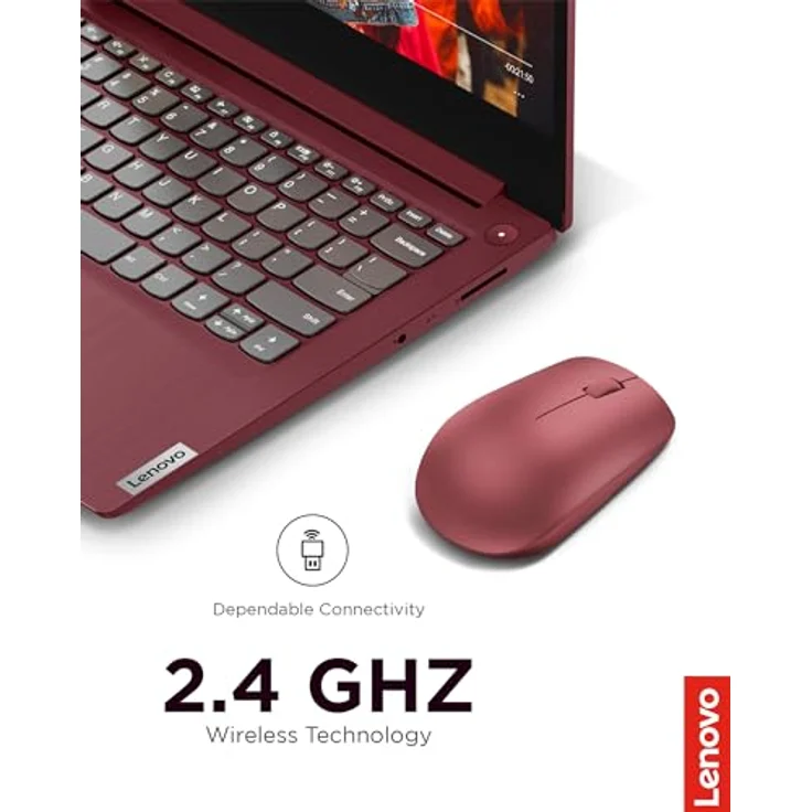 Lenovo 530 Wireless Mouse kirschrot, Funk (GY50Z18990)  – Bild 3