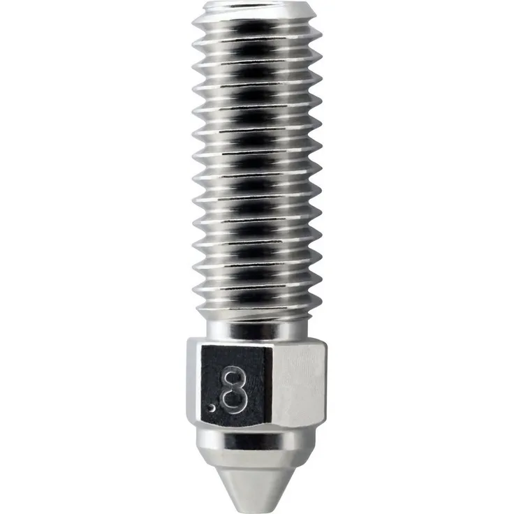 Micro-Swiss 3D-Drucker Düse 0.8mm Messingbeschichtet, Verschleißfest für Creality K1
