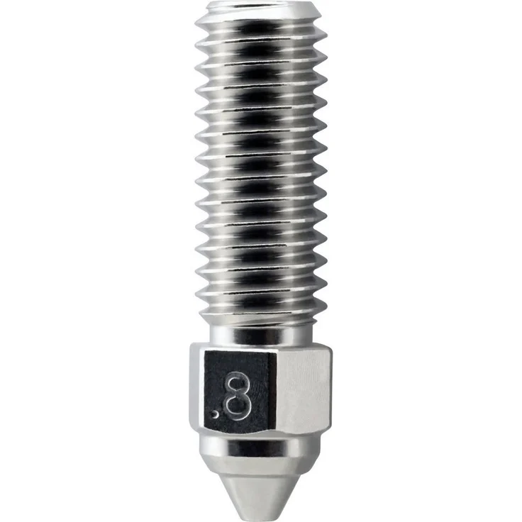 Micro-Swiss 3D-Drucker Düse 0.8mm Messingbeschichtet, Verschleißfest für Creality K1
