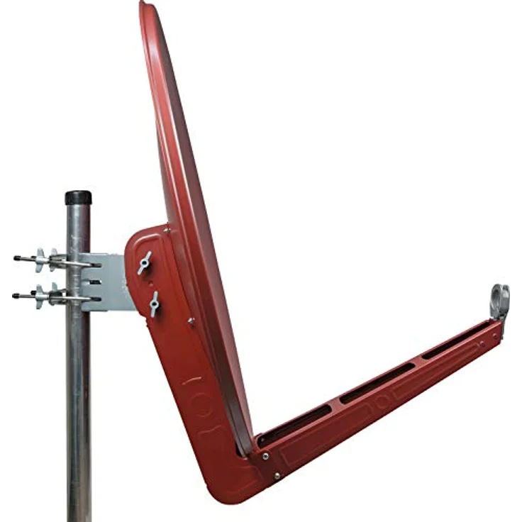 Schwaiger SPI085PR011 Aluminium Offset-Antenne 85 cm, Premiumklasse, rot – Bild 2