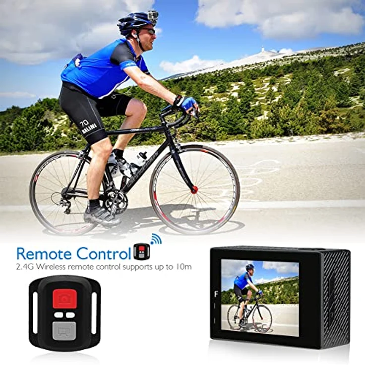 AKASO Brave 4 (4K) inkl. Zubehör-Kit  – Bild 6