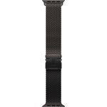 Apple Smartwatch-Armband Milanaise, CO₂ neutral, recycelte Materialien, individuell einstellbar, Edelstahl, 38mm, Silber