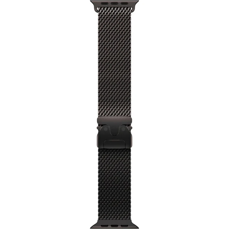 Apple Smartwatch-Armband Milanaise, CO₂ neutral, recycelte Materialien, individuell einstellbar, Edelstahl, 38mm, Silber – Bild 1