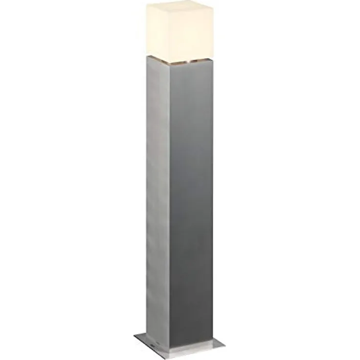 SLV LED Pollerleuchte SQUARE POLE 90 | Design Außen-Standleuchte, stilvolle Außenbeleuchtung | Outdoor Wegeleuchte, Außen-Leuchte dimmbar, Garten-Beleuchtung, Garten-Lampe | E27 max. 20W