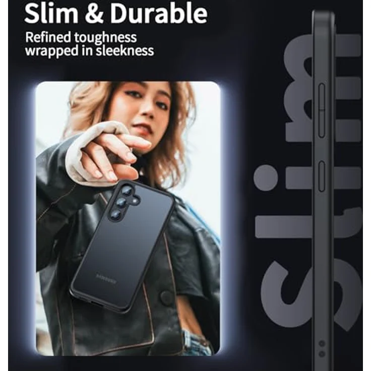 U Ultimate24Style Premium Hülle für Samsung Galaxy S25 – Robust, stoßfest mit 360° Airbag-Technologie, kratzfest und griffig (Schwarz) – Bild 5