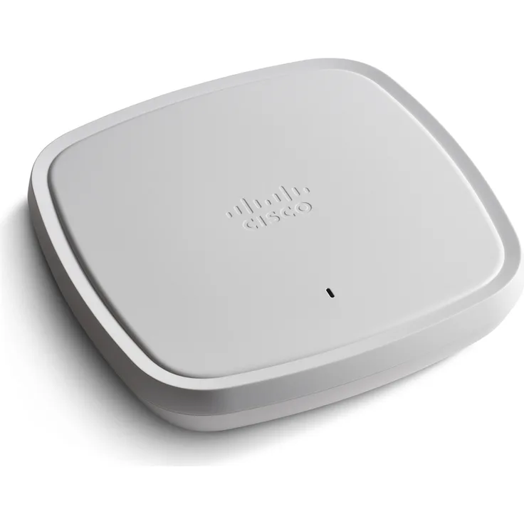 Cisco Catalyst 9117AX, Drahtloser Access Point mit 5000 Mbit/s, 2,4 GHz und 5 GHz, Weiß, PoE, AES und WPA2
