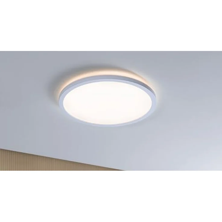 Paulmann 71153 LED Panel Atria Shine Backlight IP44 rund 293mm 16W 1600lm 3000K Weiß Deckenleuchte - Mit Backlight Technik für besondere Wohlfühlatmosphäre – Bild 5