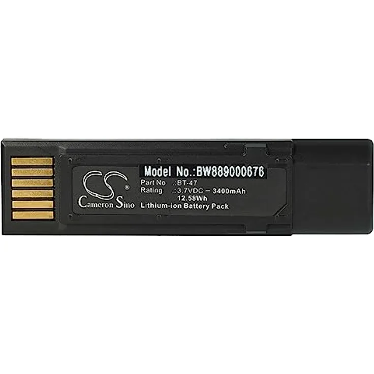 vhbw Akku kompatibel mit Datalogic Gryphon GBT4500, GM4500, 4500 Barcodescanner POS (3400mAh, 3,7V, Li-Ion)