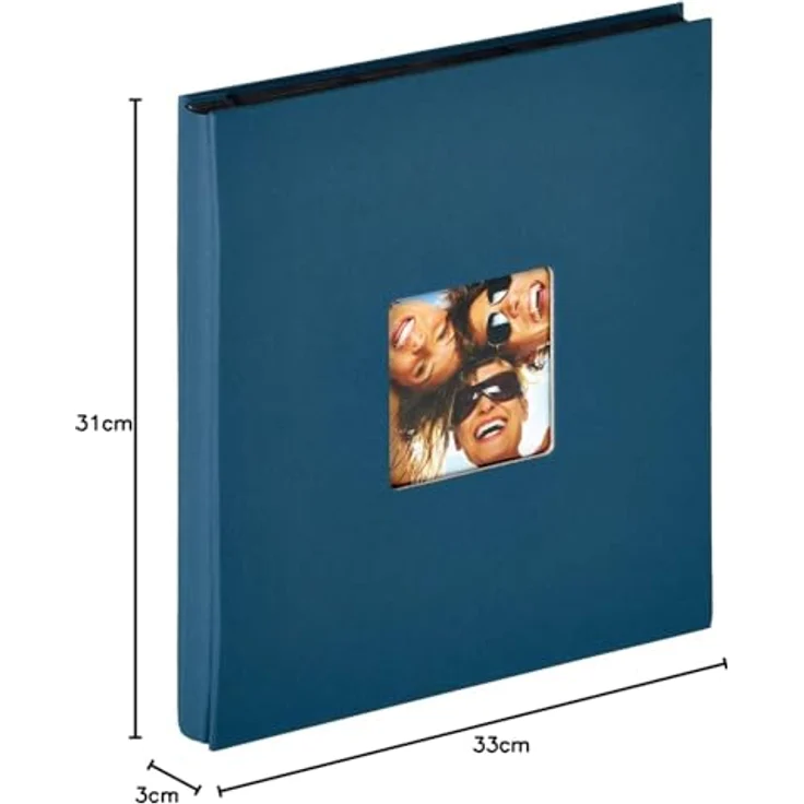 Walther design EA-110-L Fun Einsteckalbum, für 400 Fotos im Format 10 x 15 cm, blau – Bild 7
