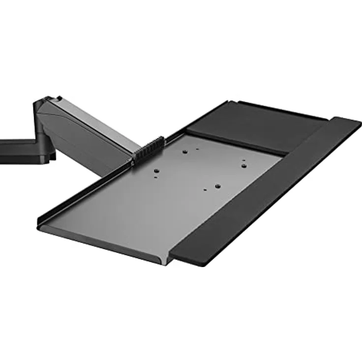 DIGITUS Monitor-Halterung & Tastaturablage & PC-Halterung - Wandmontage- 1 Monitor - Bis 32 Zoll - Schwarz, Max.: 8 kg | VESA: 75x75 bis 100x100 – Bild 3