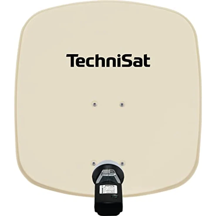 TechniSat DIGIDISH 45 – Satelliten-Schüssel für 1 Teilnehmer (45 cm kleine Sat Anlage - Komplettset mit Wandhalterung und Satfinder V/H-LNB) beige – Bild 2