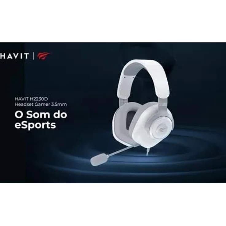 Havit Gaming-Kopfhörer H2230D 3,5 mm (weiß) mit integriertem Mikrofon – Bild 8